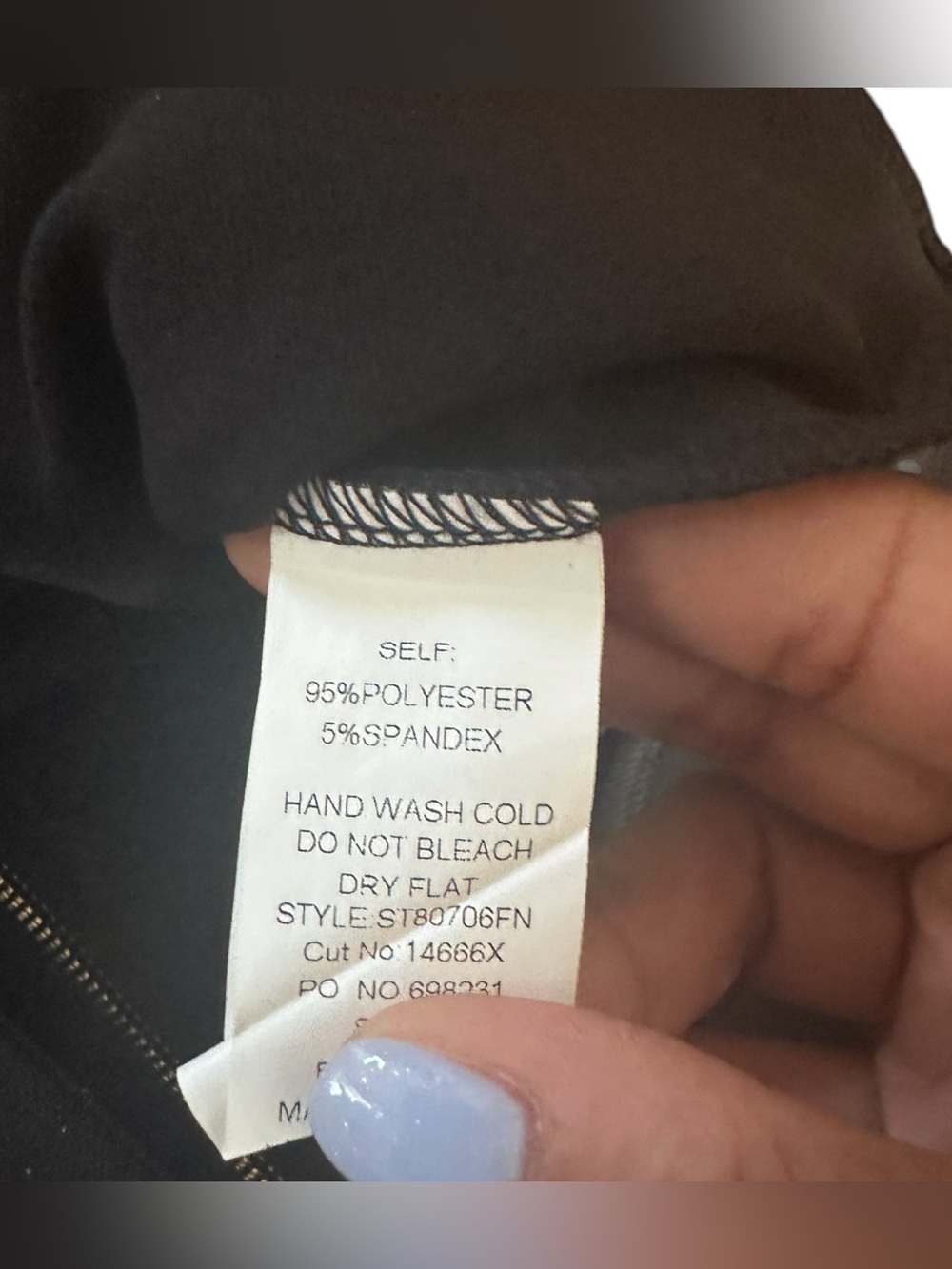 Fashion Nova Black/White Vest & Pants Set - Picture 5 of 5